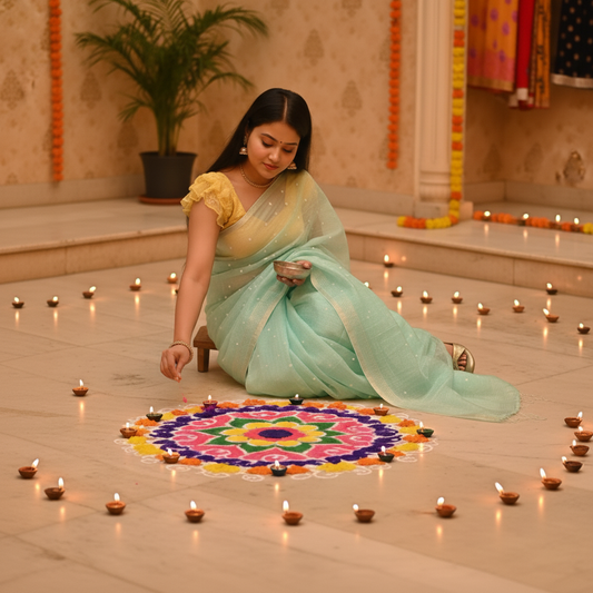 SILK SAREE MUSLIN MATKA