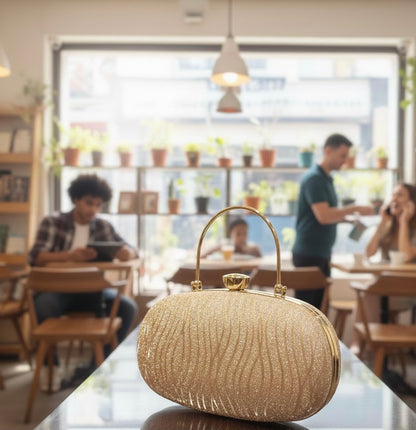 FRAME BAG ROSE GOLD COLOR