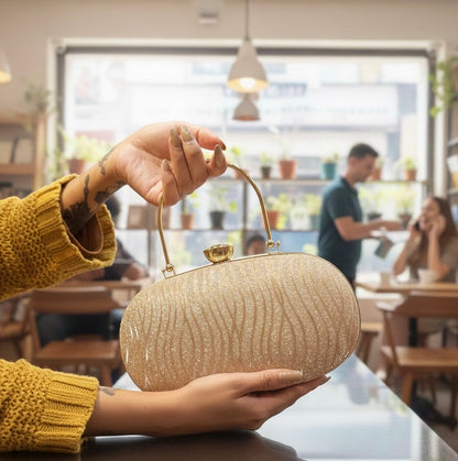 FRAME BAG ROSE GOLD COLOR