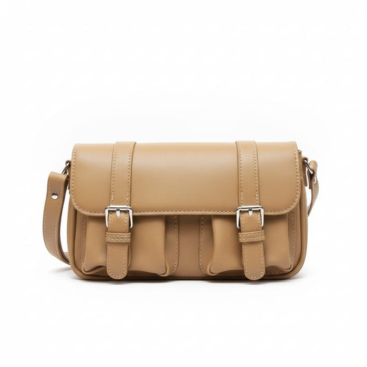 FRAME BAG BROWN LEATHER MULTI USE