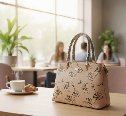 HAND BAG LIGHT BROWN